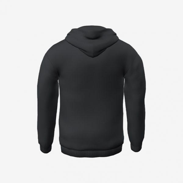Sweat à capuche noir – Image 2