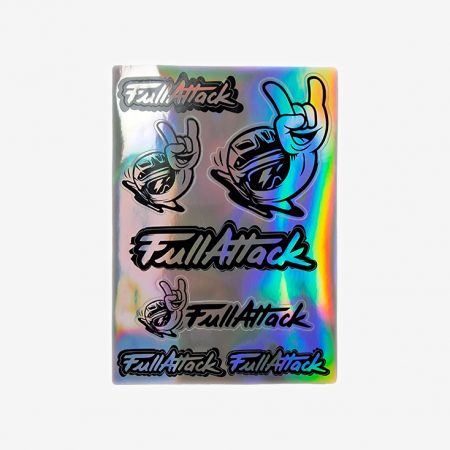 Planche de stickers holographiques
